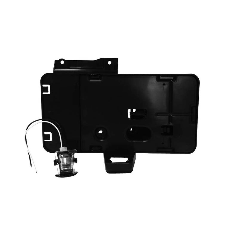 GOHAWKTEQ G008JP Black Rear License Plate Holder Frames Bracket with lamp for 2007-2016 Jeep Wrangler JK License Plates Mounting Bracket - Image 4
